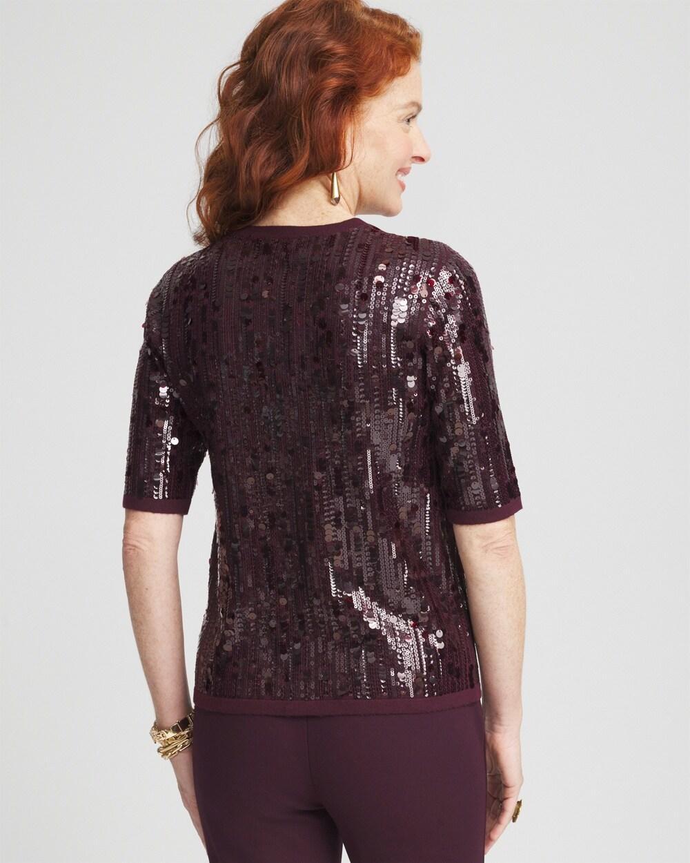 Women's Sequin Pullover Sweater Product Image