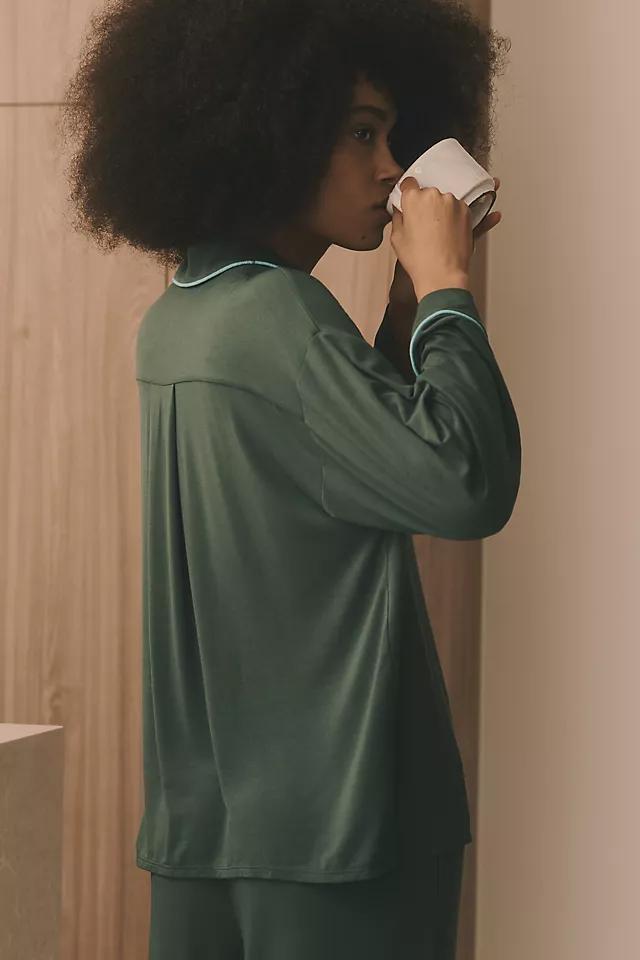 By Anthropologie Buttondown Pajama Shirt Product Image