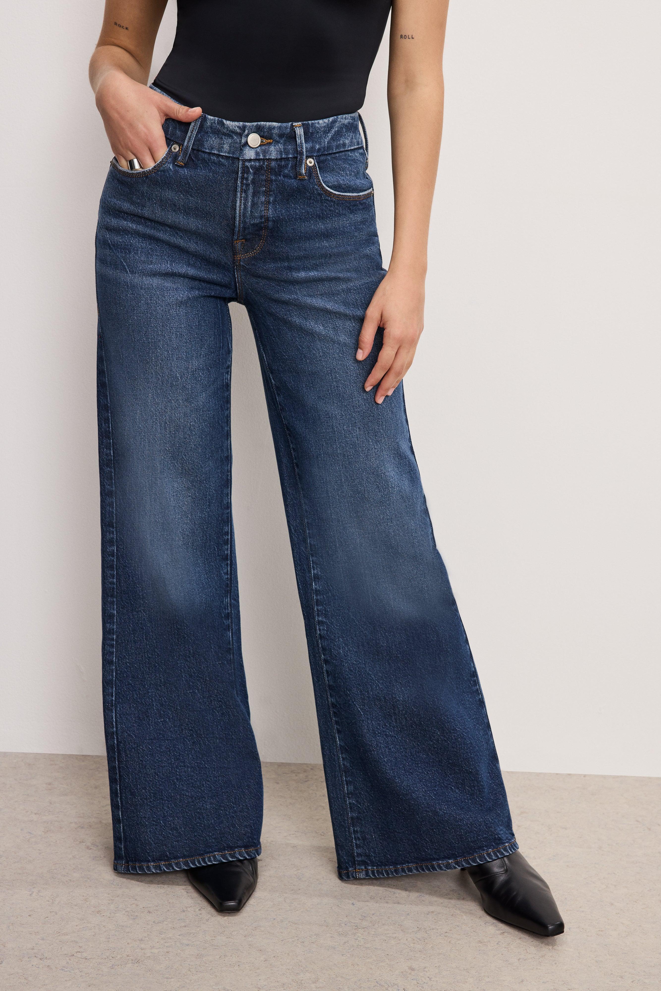 GOOD PETITE PALAZZO JEANS | INDIGO764 Product Image