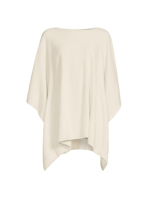 Womens Cashmere Reversible Poncho Product Image