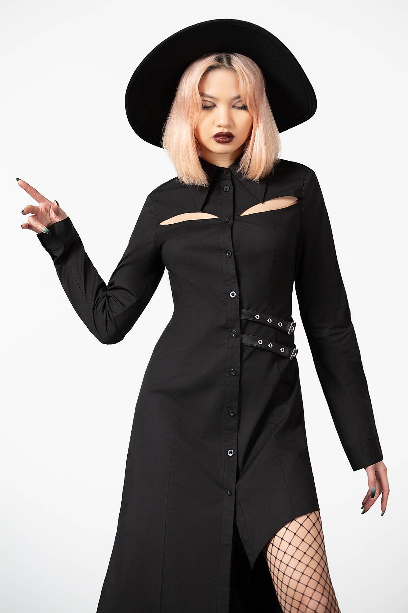 Hauntress Shirt-Dress Female Product Image