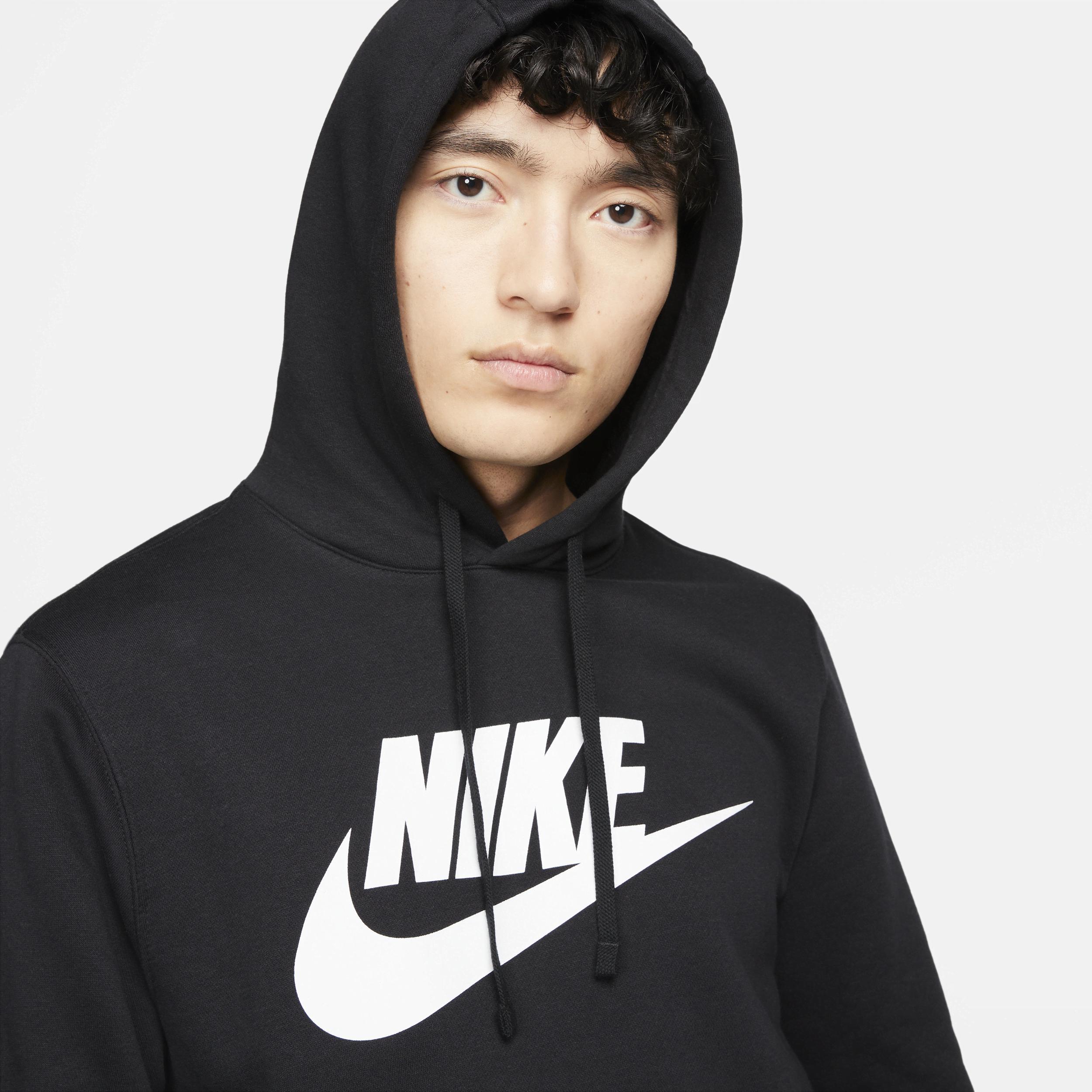 Mens Nike Sportswear Club Fleece Graphic Pullover Hoodie Product Image