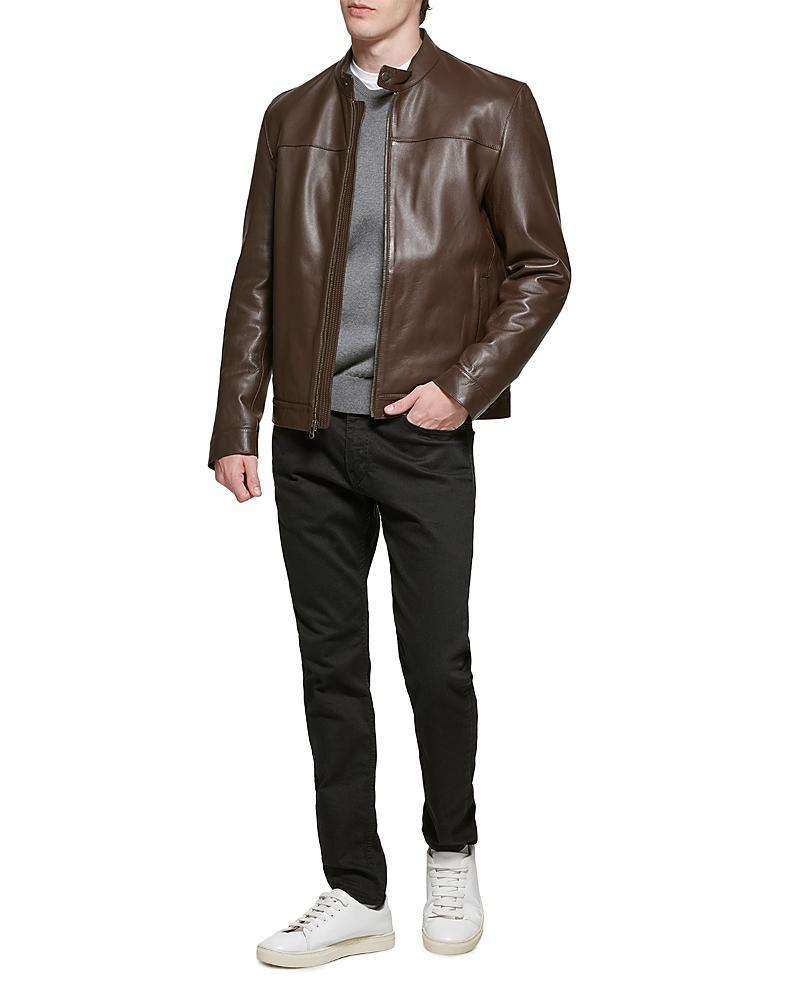 Cole Haan Bonded Leather Moto Jacket product image