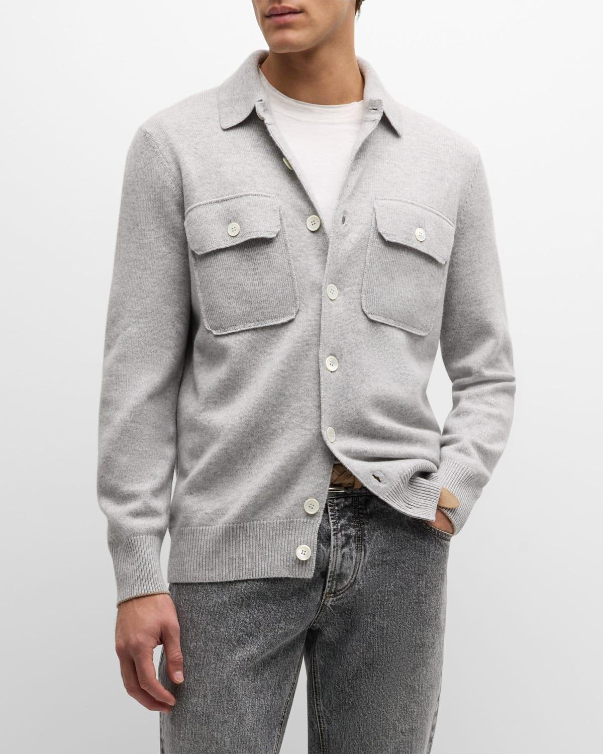 Men's Cashmere Overshirt Product Image