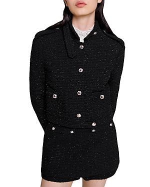 Womens Short Tweed Jacket Product Image