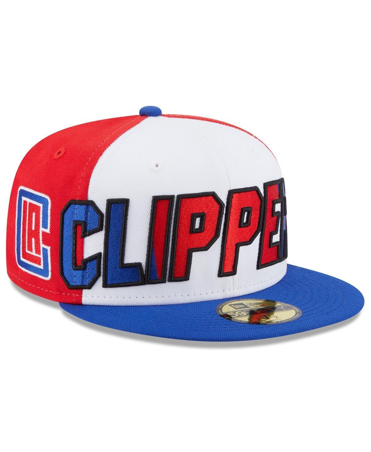 Mens New Era /Royal LA Clippers Back Half 59FIFTY Fitted Hat Product Image