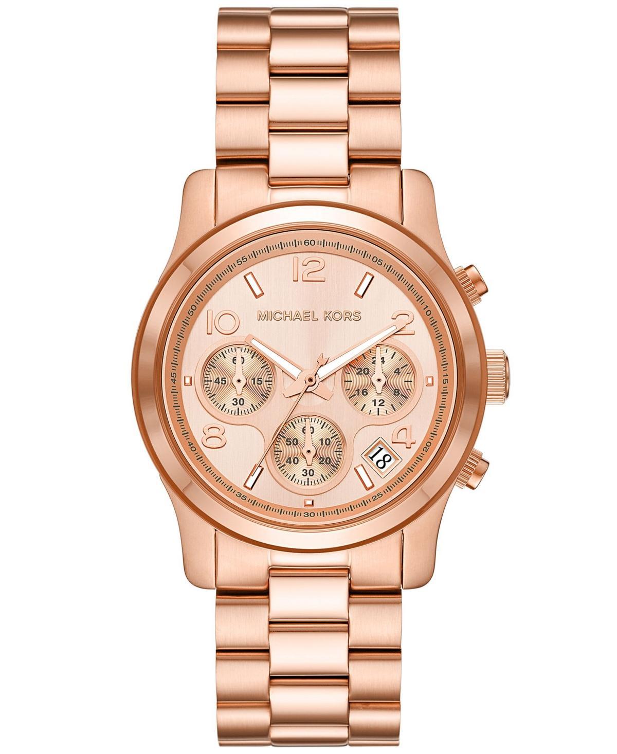 Oversized Pavé Logo -Tone Watch Product Image