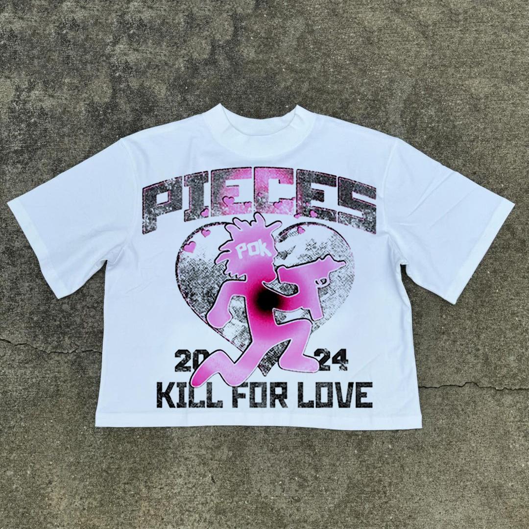 Kill For Love Graphic Cotton T-Shirt Product Image