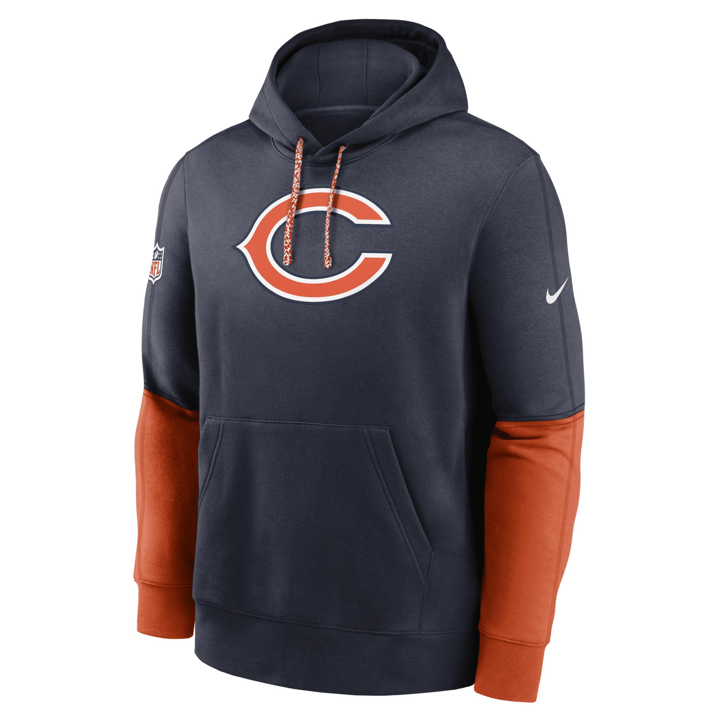 Chicago Bears Sideline Team Issue Club Nike Men's NFL Pullover Hoodie Product Image