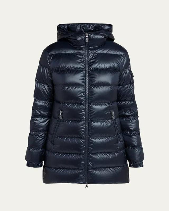 MONCLER Glements Hooded Puffer Parka Jacket In Black Product Image