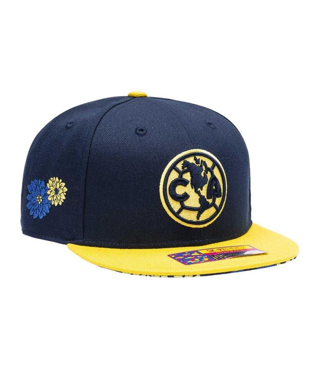 Mens Navy Club America Flor De Muerto Snapback Hat - Navy Product Image