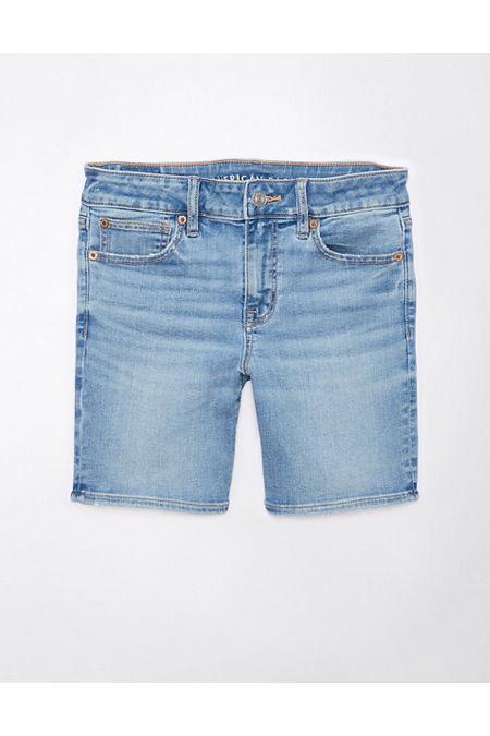 AE Next Level Low-Rise Skinny Bermuda Denim Short Women's Product Image