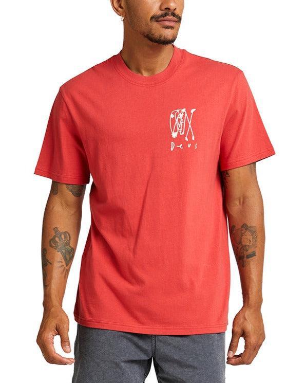 Bobskull Tee - Cranberry Product Image