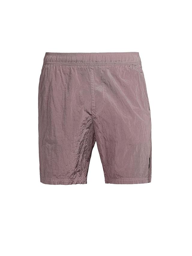 Mens Nylon Metal Swim Trunks Product Image