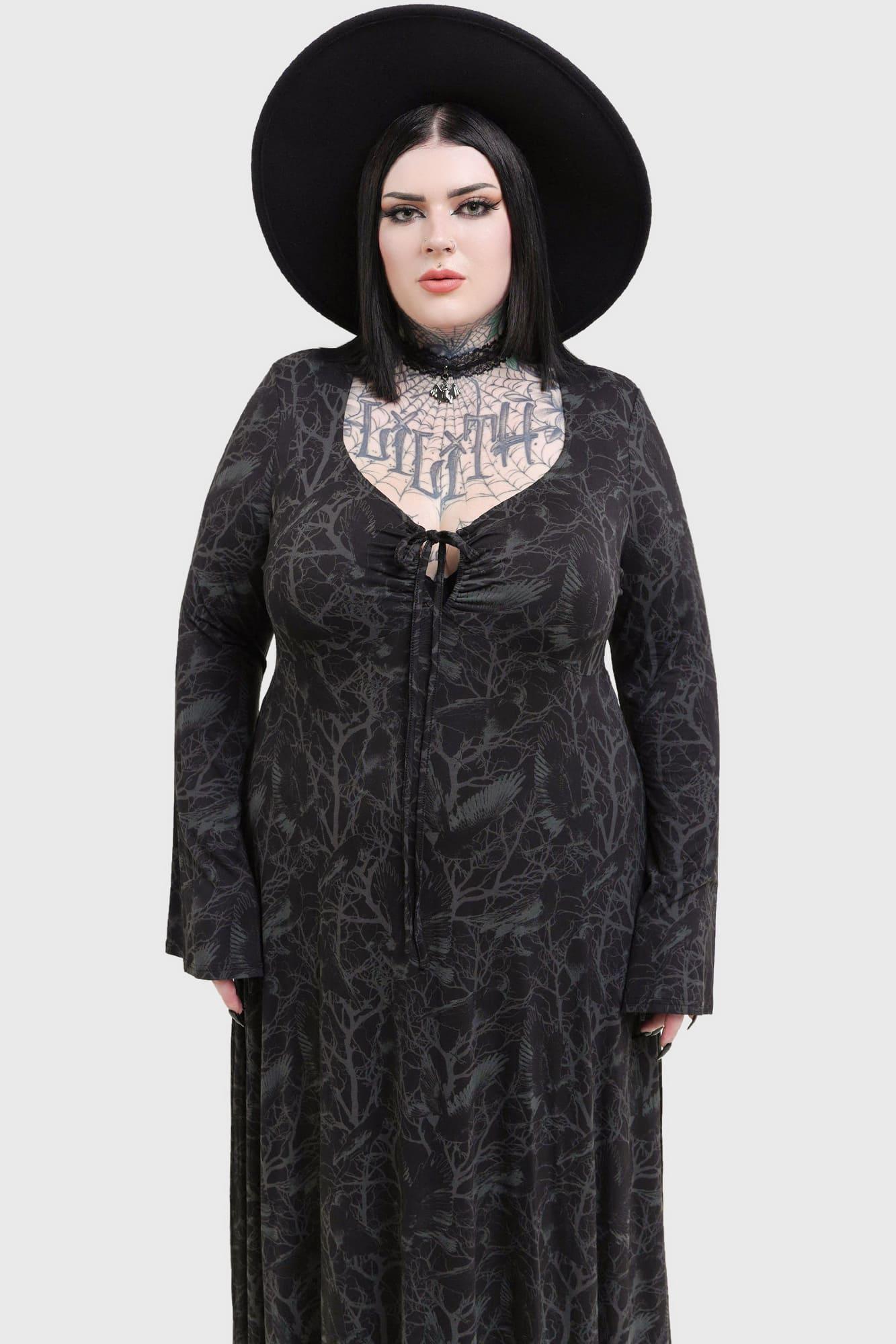 Raven Shade Dress [PLUS] Female Product Image