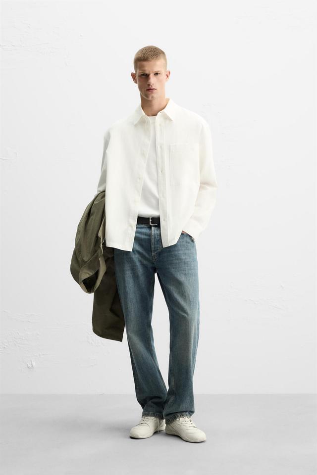 RELAXED FIT STRUCTURE SHIRT Product Image