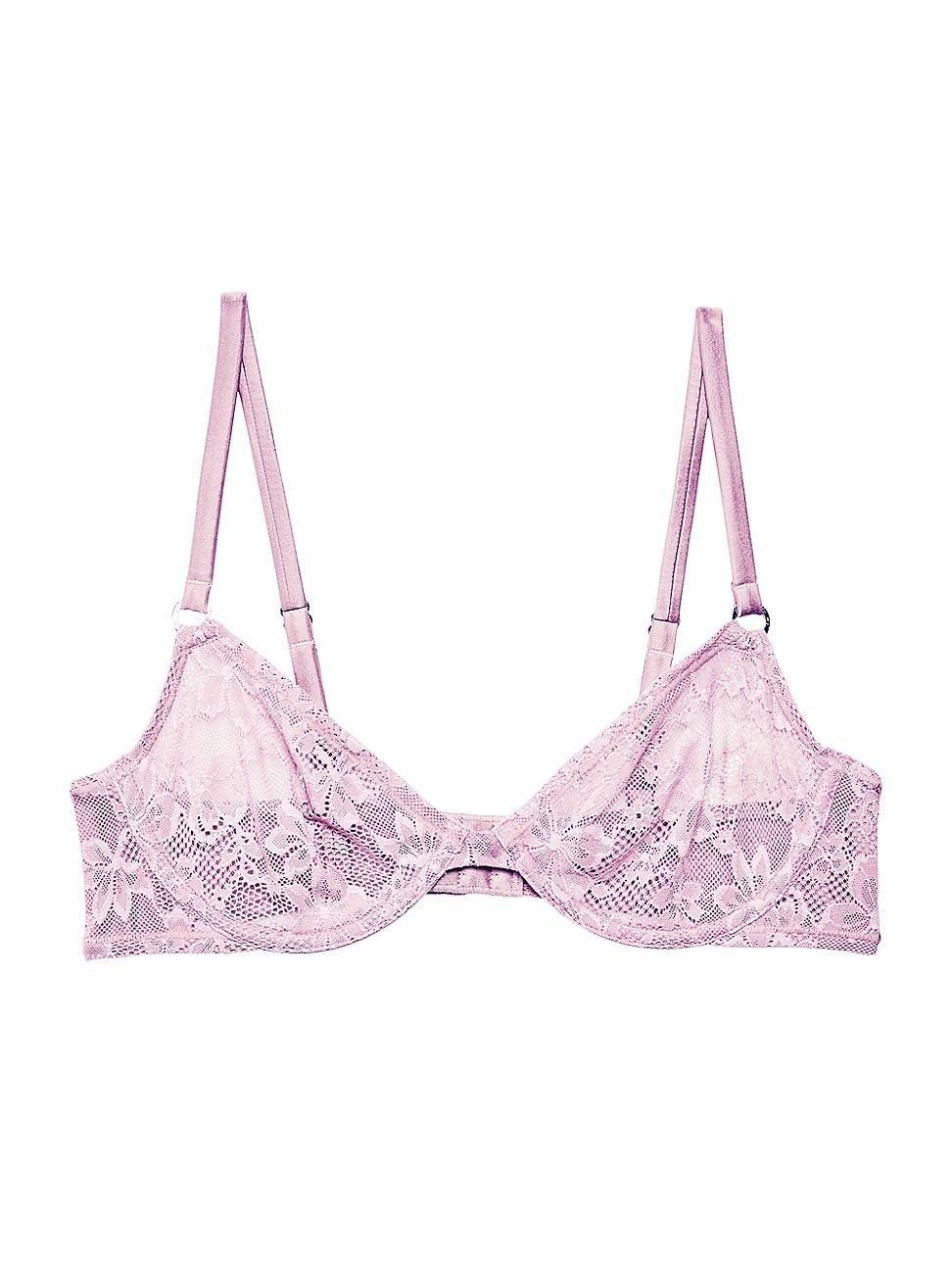 Womens Le Stretch Multi-Fit Lace Demi Bra Product Image