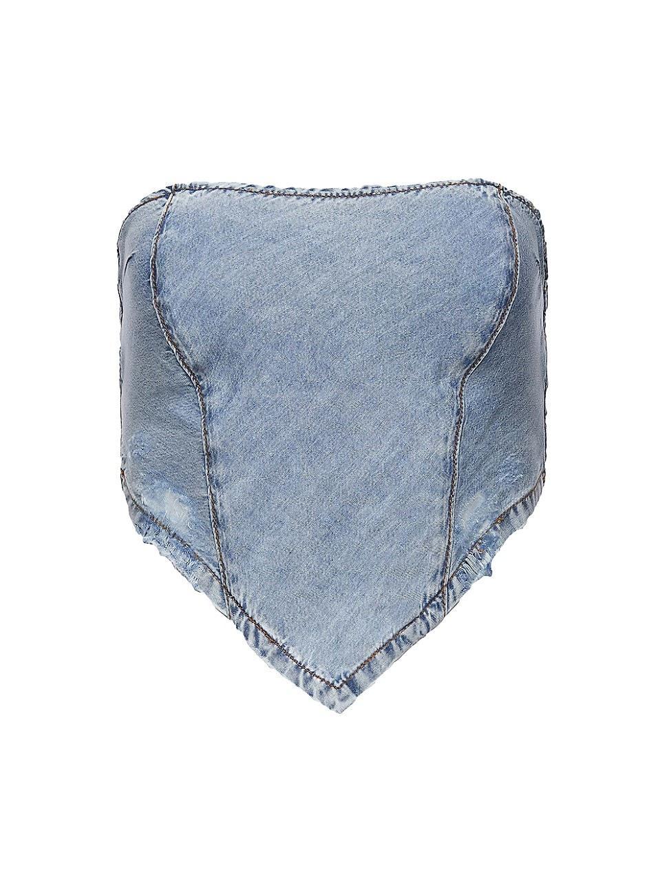 Womens Tate Denim Top Product Image