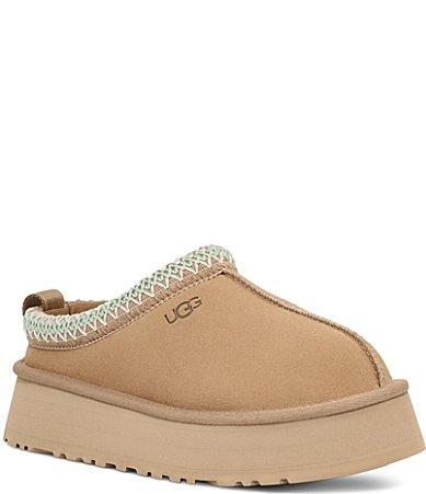 UGG Tazz Suede Platform Clog Slippers Product Image