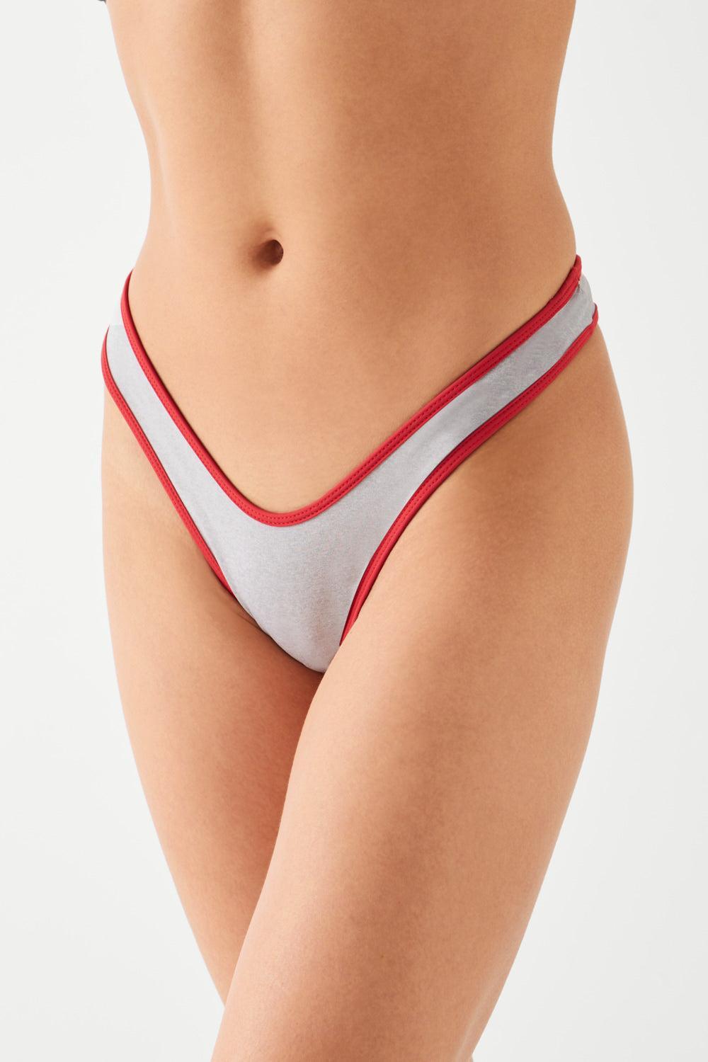 Full Moon Micro Bikini Bottom - Cherry Mint Product Image