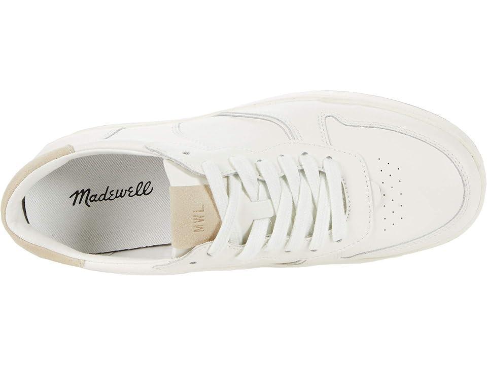 Madewell Court Sneakers in White Leather (Ivory Multi) Women's Shoes Product Image