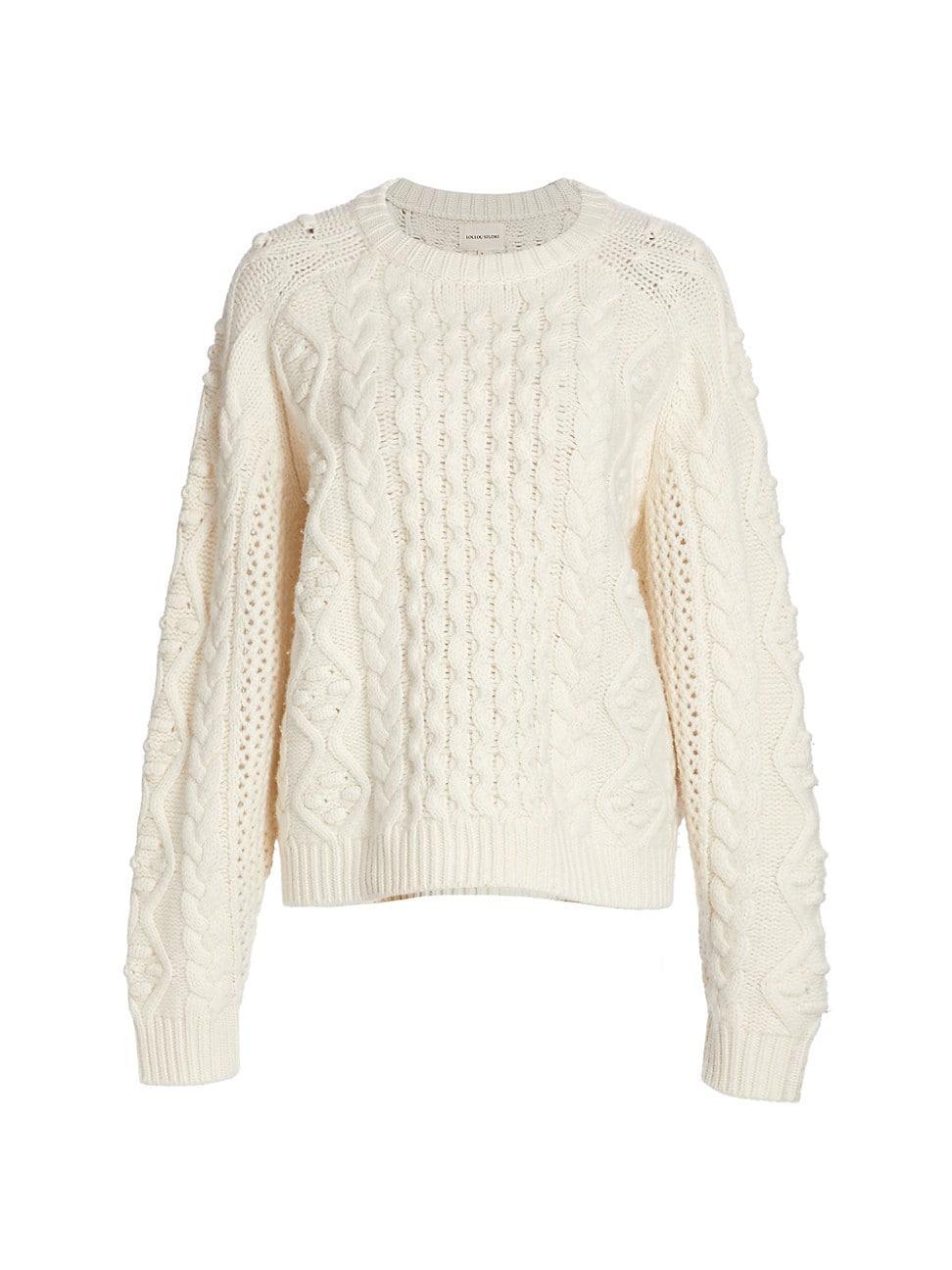 Womens Wool-Blend Oversized Sweater Product Image