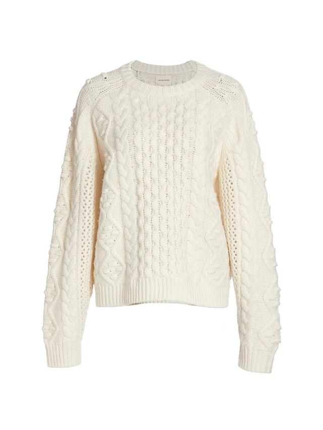 Womens Wool-Blend Oversized Sweater Product Image