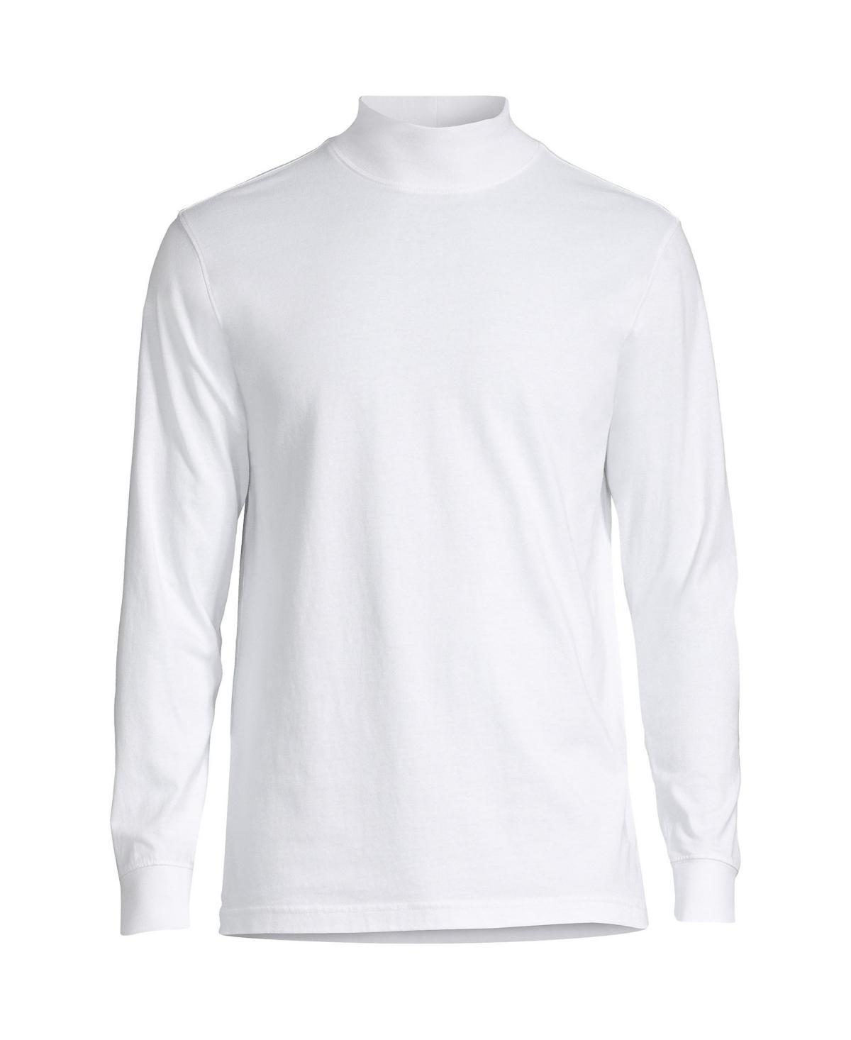 Big & Tall Lands End Super-T Classic-Fit Mock Turtleneck, Mens Product Image