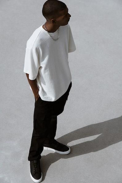 Oversized Fit Cotton T-Shirt Product Image