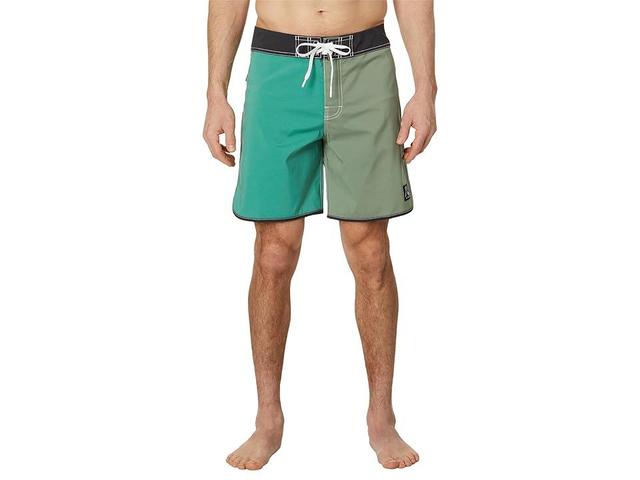 Quiksilver 18 Original Scallop Jester Shorts (Sea Spray) Men's Swimwear Product Image