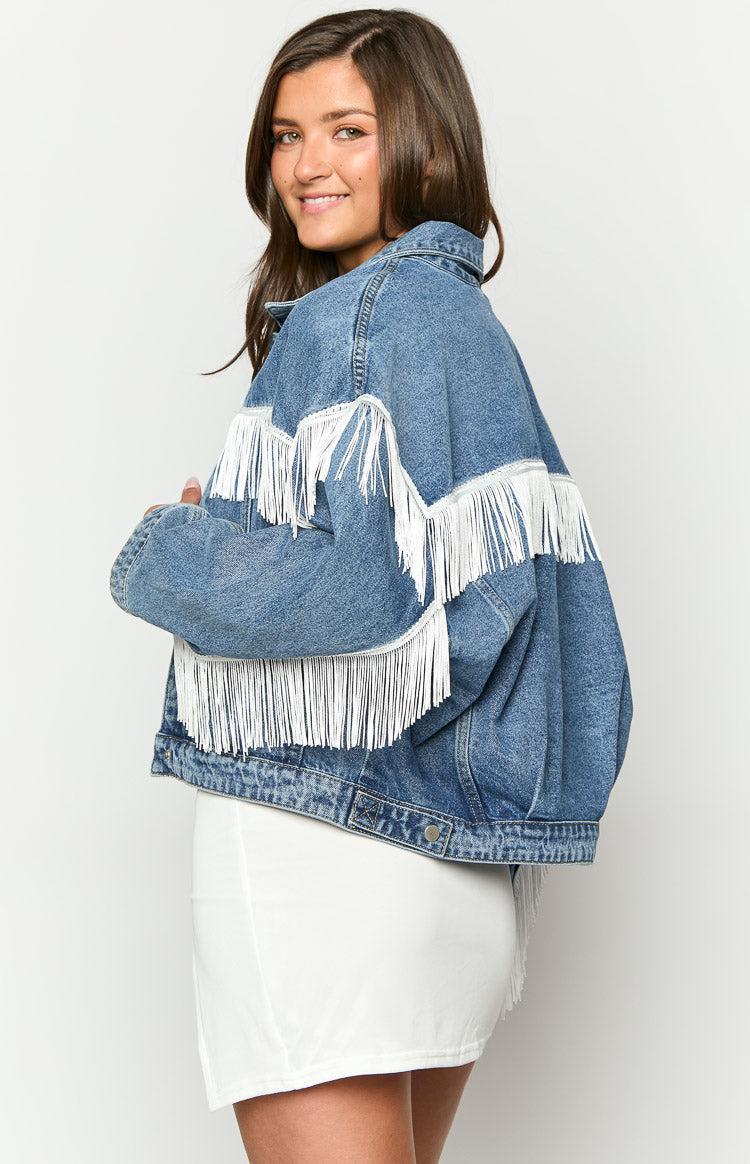 Western Ways Mid Wash Denim Jacket Product Image