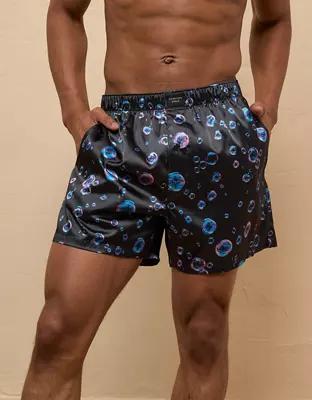 AEO Men's Bubbles Satin Pocket Boxer Short Product Image