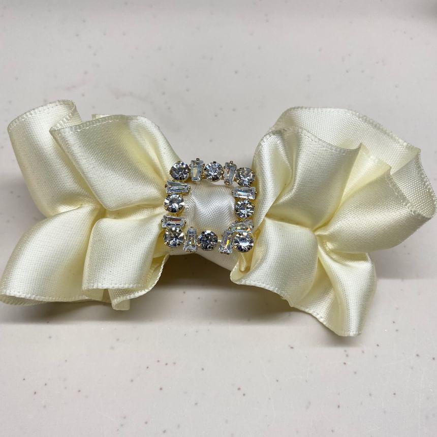 Rhinestone Bowknot Hair Clip Product Image