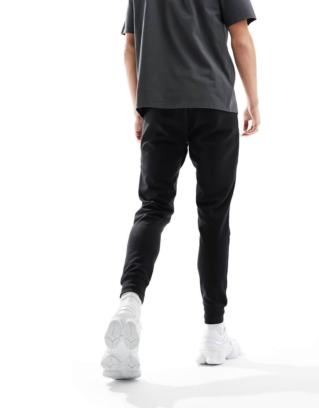 Jack & Jones tech sweatpants in black  Product Image