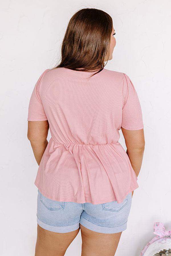 Secret Circle Top in Pink Curves Product Image