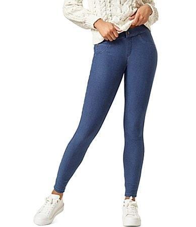 HUE Fleece Lined Denim Jeggings Product Image