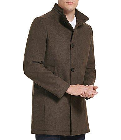 Kenneth Cole Mens Wool Button Car Coat Product Image