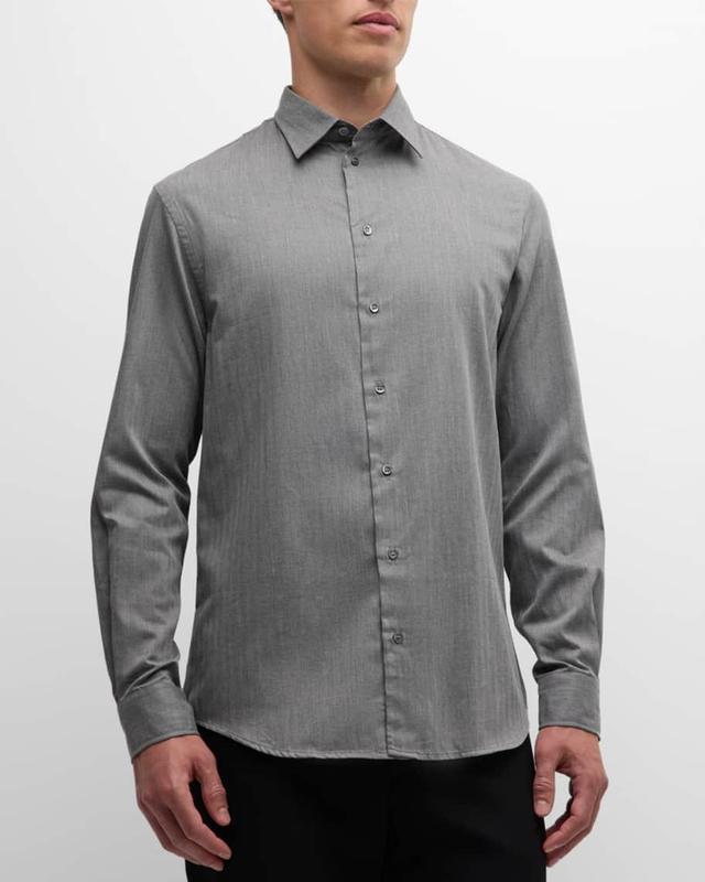 Men's Cotton Chevron Sport Shirt Product Image