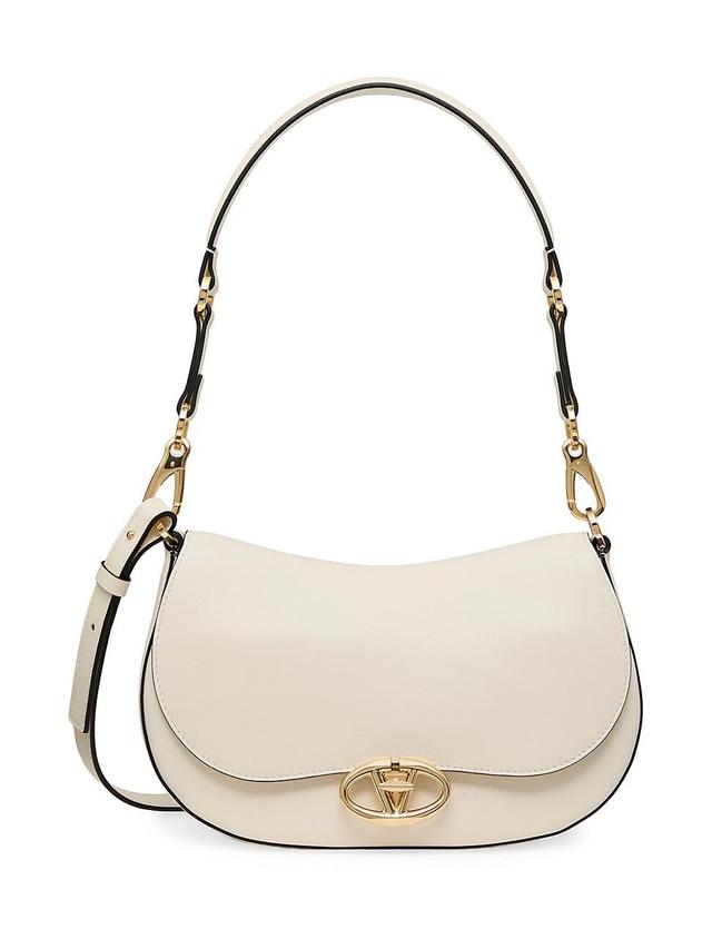 Womens Small Ohval Shoulder Bag in Nappa Calfskin Product Image
