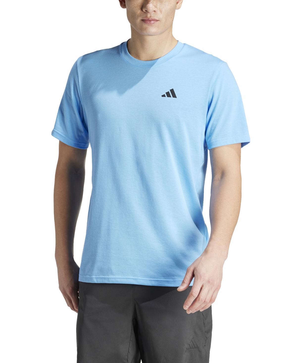 adidas Training Essentials Feel Ready Training Tee Black) Men's Clothing Product Image