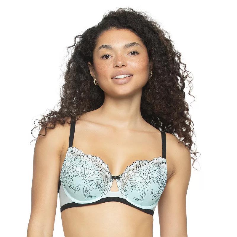 Paramour Womens Aura Embroidered Overlay Demi Bra Product Image