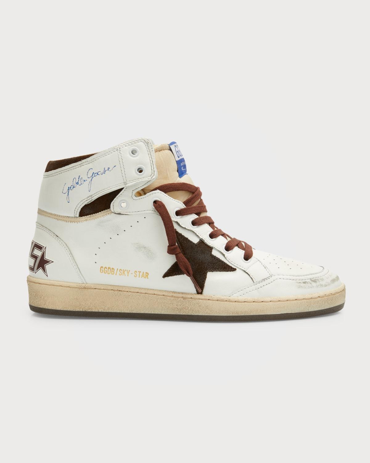 Men's Sky-Star Leather High-Top Sneakers Product Image