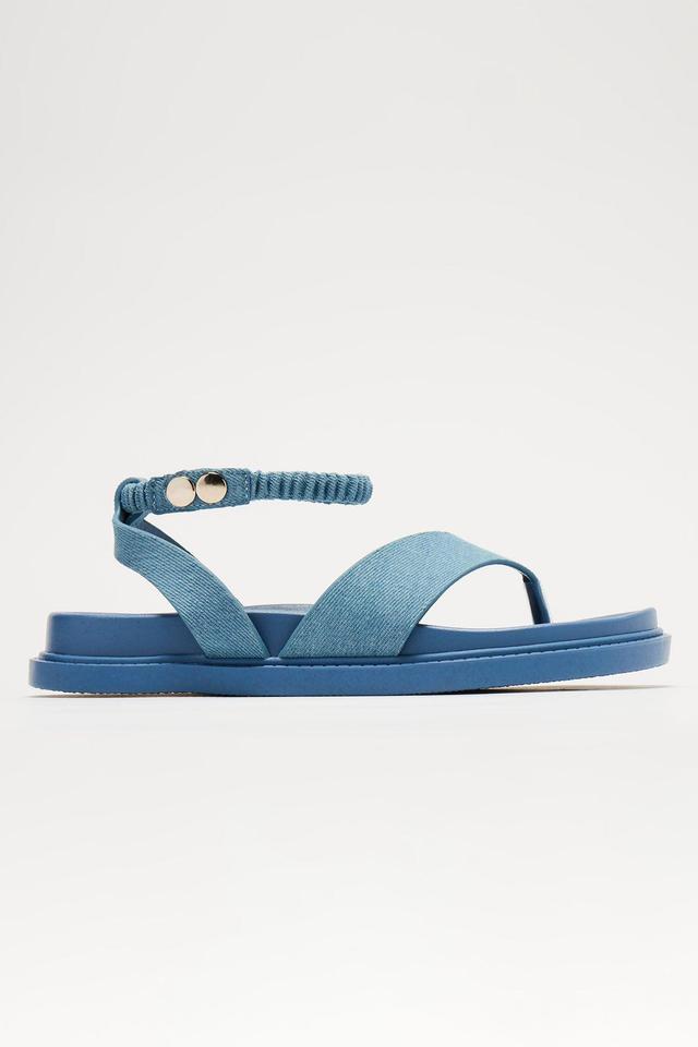 Sun City Slides - Denim Product Image