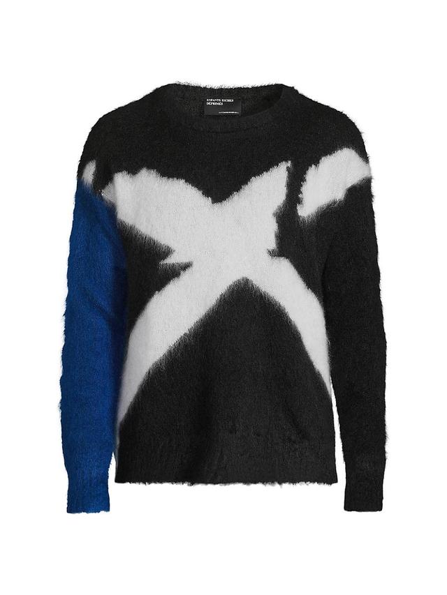 Mens Mohair Intarsia Sweater Product Image