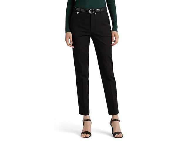 Lauren Ralph Lauren Stretch Cotton Blend Pants (Polo ) Women's Casual Pants Product Image