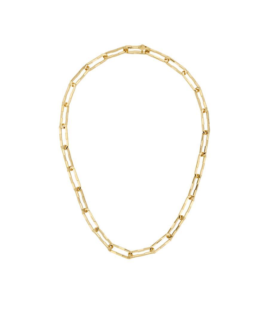 GUCCI Link To Love Wide Chain Necklace In Yellow Product Image