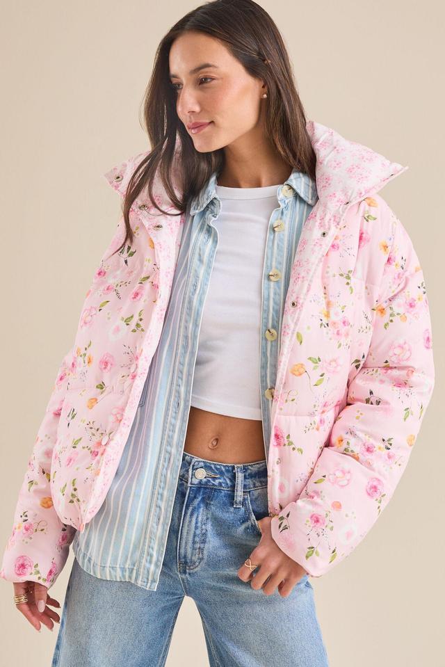 Rayn Floral Puffer Jacket Product Image