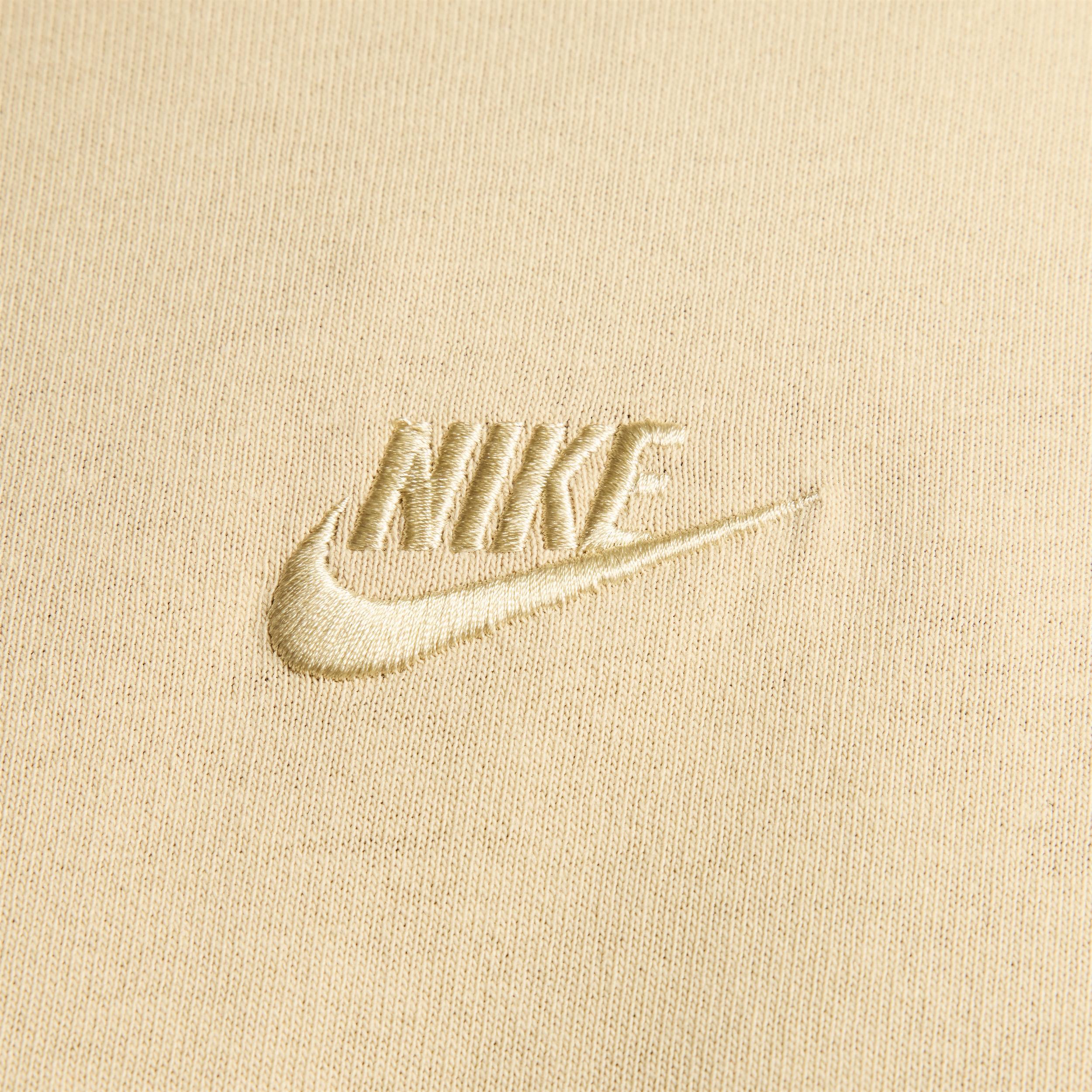 Nike Premium Essentials unisex oversized T-shirt in tan Product Image