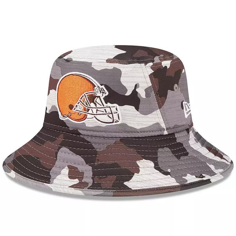 Mens New Era Camo Cleveland Browns 2022 NFL Training Camp Official Bucket Hat Product Image