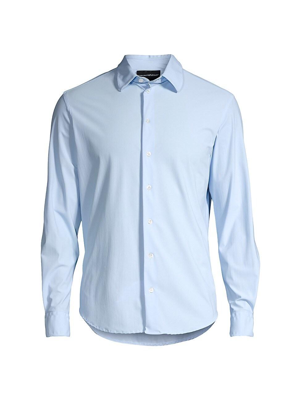 Mens Cotton Poplin Button-Down Shirt Product Image